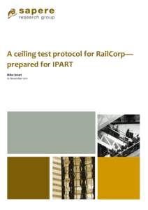 Railcorp efficient ceiling test protocol