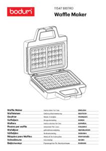 Cooking appliances / Belgian cuisine / Bodum / Danish design / Waffle iron / Power cord / AC power plugs and sockets / Waffle / Small appliance / Food and drink / Waffles / Electrical wiring