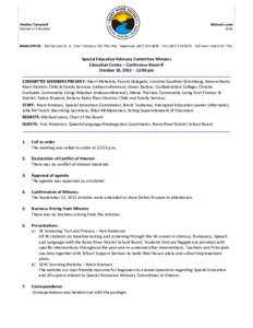 Fort Frances / Confederation College / Kenora / Atikokan / Knutsen / Adjournment / Agenda / Rainy River / Parliamentary procedure / Ontario / Provinces and territories of Canada