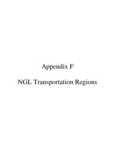 Appendix F NGL Transportation Regions Alberta Natural Gas Royalty Guidelines, 2009