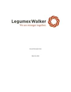 Annual Information Form  March 24, 2014 Table of Contents ITEM 1. EXPLANATORY NOTES AND CAUTIONARY STATEMENTS ..................................................................................................... 4