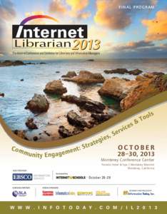 final program  The Internet Conference and Exhibition for Librarians and Information Managers :S Com