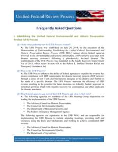 Public safety / Management / Emergency services / National disaster recovery framework / United States Department of Homeland Security / Federal Emergency Management Agency / Business continuity planning / National Historic Preservation Act / Advisory Council on Historic Preservation / Emergency management / Historic preservation / National Register of Historic Places