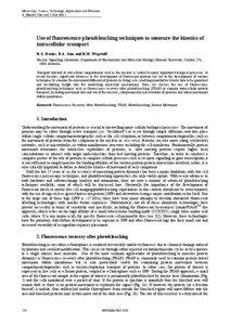 Microscopy: Science, Technology, Applications and Education A. Méndez-Vilas and J. Díaz (Eds.)