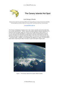 www.MantlePlumes.org  The Canary Islands Hot Spot