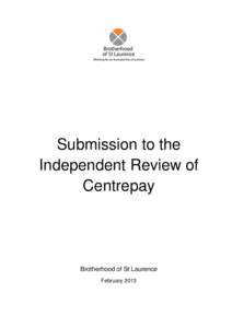 Submission to the Independent Review of Centrepay