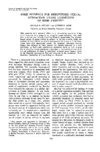 Journal of Personality and Social Psychology 1974, Vol. 30, No. 4, [removed]SOME EVIDENCE FOR HEIGHTENED SEXUAL ATTRACTION UNDER CONDITIONS OF HIGH ANXIETY1