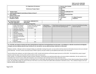 OMB Control No[removed]Expiration Date: [removed]U.S. Department of Commerce 2. Award or Grant Number[removed]S13045