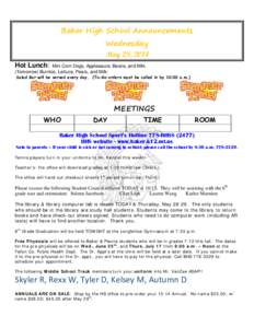 Microsoft Word - Baker High School Announcement1 (Autosaved) (Autosaved)