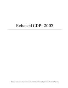 Microsoft Word - Rebased GDP 2003