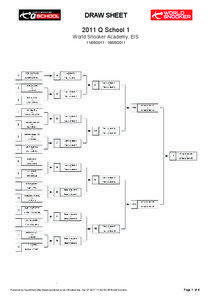 DRAW SHEET MATCH