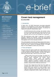 Crown land / Monarchy / Real estate / Agriculture in Australia / Crown Estate / Western Division / Australia / Squatting / Public land / Real property law / United Kingdom / Backpacking