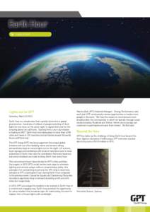 Earth Hour ≥ Case Study  Lights out for GPT