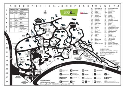 One way traffic system and Bus Parking arrangements – Botanic Park/Adelaide Zoo  A bus off-loading zone is located near the Zoo Entrance on the western side of Botanic Park. Classes enter the Zoo via this entrance.