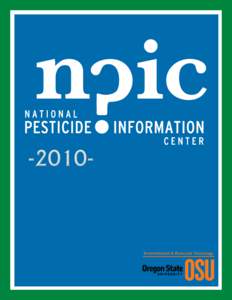 Industrial agriculture / National Pesticide Information Center / Health effects of pesticides / Glyphosate / Chlorpyrifos / Acephate / Central Intelligence Agency / Integrated pest management / Imidacloprid / Pesticides / Chemistry / Agriculture