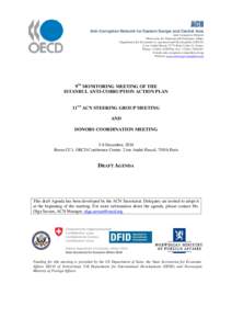 ACN Anti-Corruption Network for Eastern Europe and Central Asia Anti-Corruption Division Directorate for Financial and Enterprise Affairs Organisation for Economic Co-operation and Development (OECD) 2, rue André-Pascal