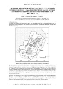 THE USE OF RADIOMETRICS IN MAPPING RIVERINE SYSTEMS – EXAMPLES FROM THE NAMOI, GWYDIR AND BARWON ALLUVIAL PLAINS, NORTHWESTERN NEW SOUTH WALES