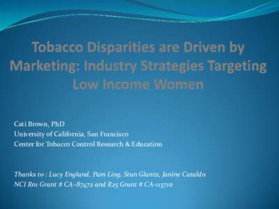 Marketing strategies using flavors to promote uptake of smokeless and other tobacco products