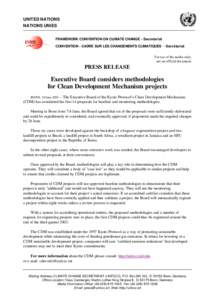 Climate change policy / Climate change / Emissions reduction / Clean Development Mechanism / Climate change mitigation / Certified Emission Reduction / Kyoto Protocol / Program of Activities / Christiana Figueres / United Nations Framework Convention on Climate Change / Carbon finance / Environment