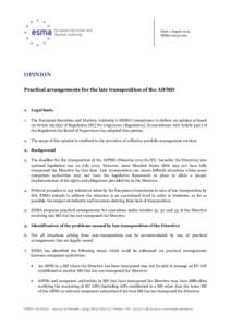 Transposition / European Union / Law / Europe / Council Implementing Regulation (EU) No 282/2011 / Directive on intra-EU-transfers of defence-related products / European Union directives / European Union law / Directive
