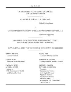 Colwell v. United States Department of Health and Human Services