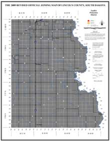 THE 2009 REVISED OFFICIAL ZONING MAP OF LINCOLN COUNTY, SOUTH DAKOTA[removed]
