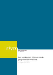 ReportE.A. van Lier et al. Vaccinatiegraad Rijksvaccinatieprogramma Nederland verslagjaar