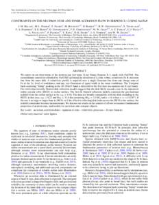 Observational astronomy / Star types / Standard candles / Plasma physics / Neutron stars / X-ray astronomy / Nuclear Spectroscopic Telescope Array / Star / X-ray transient / Astronomy / Physics / Space