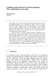 Logic / Grammatical moods / English grammar / Conditional sentence / Propositional calculus / Grammar / Presupposition / Irrealis mood / Adverbial clause / Linguistics / Syntax / Conditionals