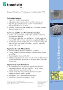 Microtechnology / Laser / 100 nanometres / 1 micrometre / Technology / Physics / Science / Photonics / Lenses / Microlens