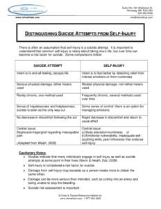 Microsoft Word - Distiguishing Suicide Attempts from Self-Injury