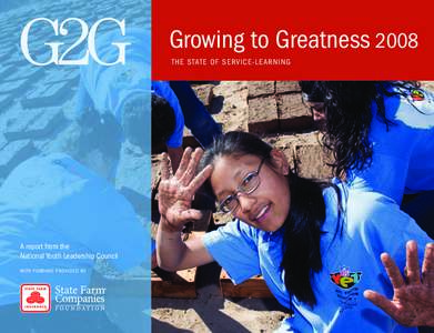 Alternative education / Service-learning / Youth Service America / Youth service / E-learning / Corporation for National and Community Service / National Service Learning Conference / James Kielsmeier / Education / Youth / National Youth Leadership Council