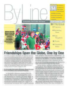 ByLine The Newsletter of Best Buddies Internationall- Our mission is to enhance the lives of people