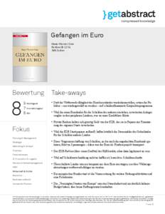 Gefangen im Euro Hans-Werner Sinn Redline © [removed]Seiten [@]