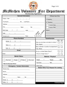 Page 1 of 2  McMechen Volunteer Fire Department