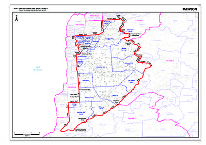 MAWSON  NOTE : Electoral boundaries follow Suburb / Locality or Council boundaries unless otherwise shown.  Morphett