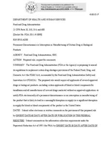 This document is scheduled to be published in the Federal Register on[removed]and available online at http://federalregister.gov/a[removed], and on FDsys.gov[removed]P DEPARTMENT OF HEALTH AND HUMAN SERVICES