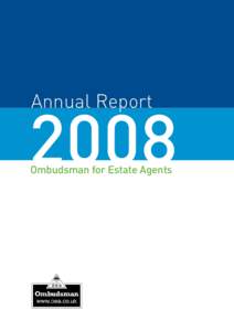 Annual Report[removed]Ombudsman for Estate Agents  Contents