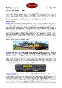 1  Austrains Newsletter