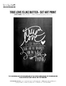 True-Love-Is-Like-Butter-ART-PRINT-Chalkboard
