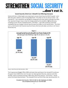 Social Security COLA Cut: A Benefit Cut Affecting Everyone Some politicians in Washington are preparing to cut your Social Security COLA for good – even after two years without a cost of living adjustment. This COLA cu