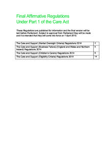 Government of the United Kingdom / Health / Medicine / National Health Service (Consequential Provisions) Act / Health and Social Care Act / Care Quality Commission / Healthcare