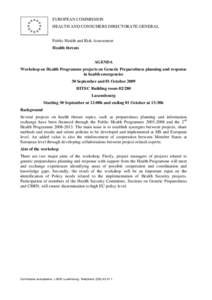 Global health / Agencies of the European Union / Directorate-General for Health and Consumers / European Centre for Disease Prevention and Control / Influenza A virus subtype H1N1 / Influenza / Health Protection Agency / World Health Organization / Avian influenza / Health / Public health / Epidemiology