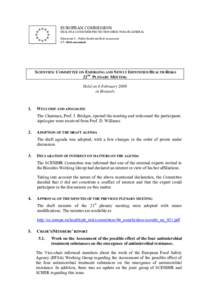 Microsoft Word - SCENIHR draft minutes_20080206_V1.doc