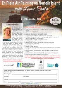 Norfolk Island / Painting / Pastel / Geology / Volcanology / Volcanism