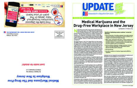 Look inside for details! By: Stephen E. Trimboli, Esq. Trimboli & Prusinowski, L.L.C. Medical Marijuana And The Drug-Free Workplace In New Jersey