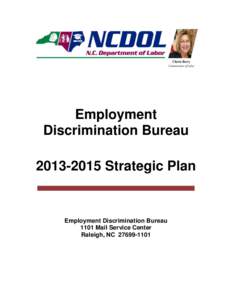 [removed]EMPLOYMENT DISCRIMINATION STRATEGIC PLAN