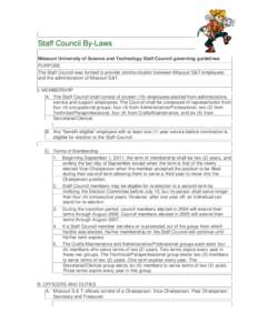 Microsoft Word - Staff Council ByLaws