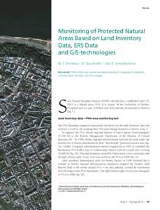 Trends  Monitoring of Protected Natural Areas Based on Land Inventory Data, ERS Data and GIS-technologies