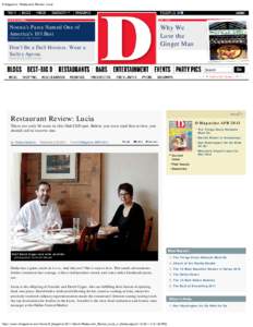 D Magazine : Restaurant Review: Lucia
